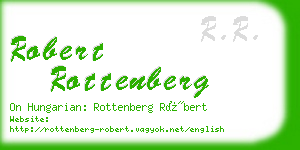 robert rottenberg business card